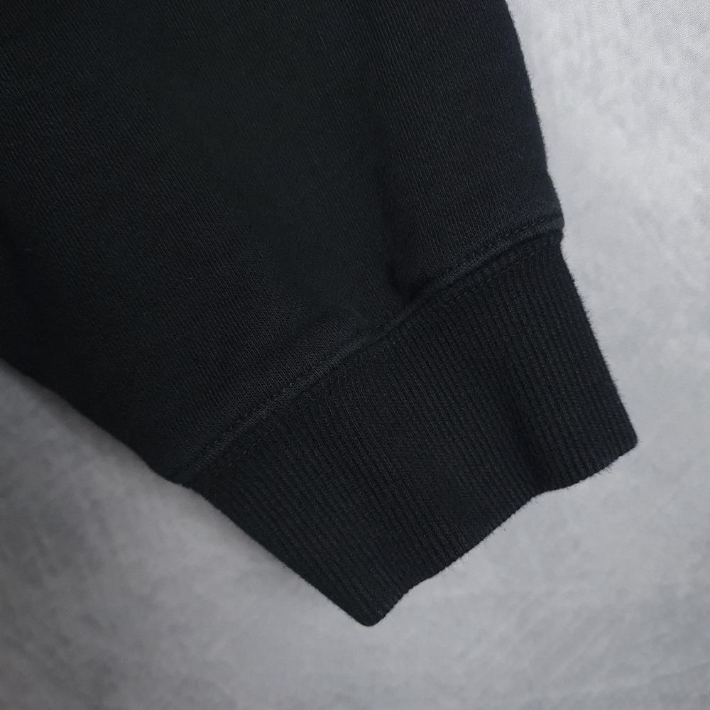 Stussy Hoodie Mens Large Black Oval Logo Fleece Pullover Graphic Back Hit - Picture 7 of 16